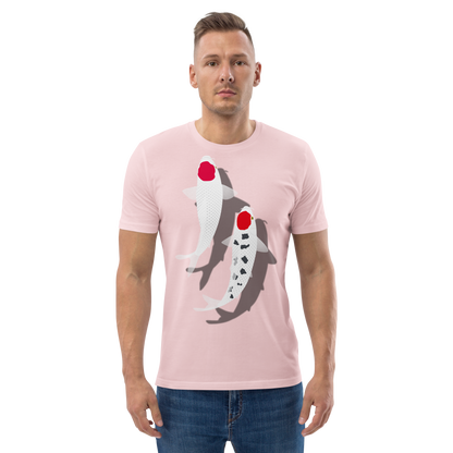 [Koi] T-shirt tancho red and white (unisex)