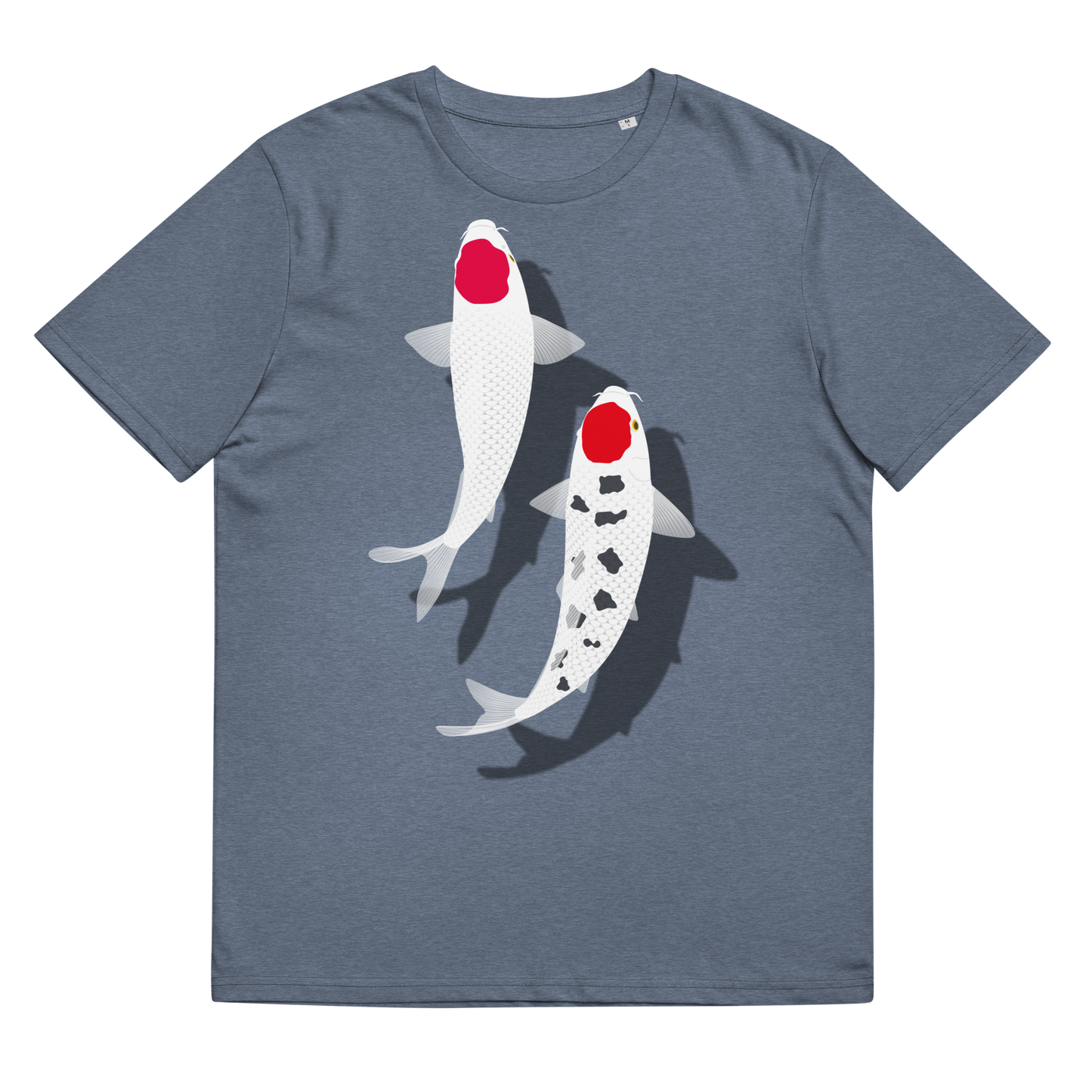 [Koi] T-shirt tancho red and white (unisex)