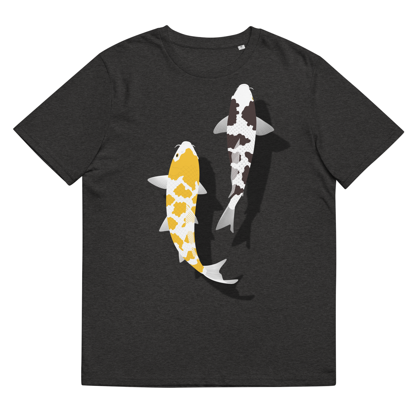 [Koi] T-shirt white tortoiseshell/German upholstery (unisex)