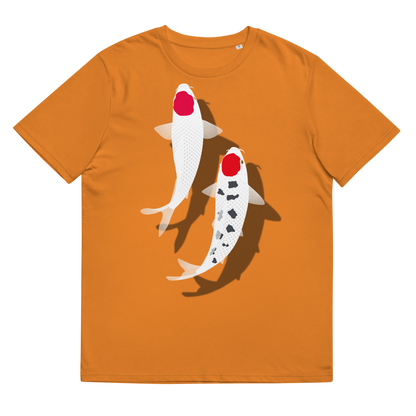 [Koi] T-shirt tancho red and white (unisex)