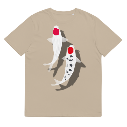 [Koi] T-shirt tancho red and white (unisex)