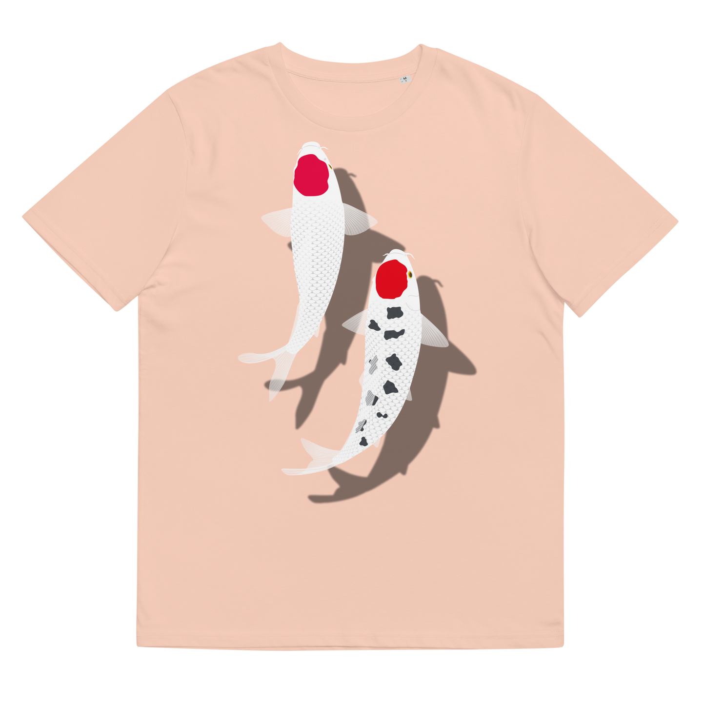 [Koi] T-shirt tancho red and white (unisex)