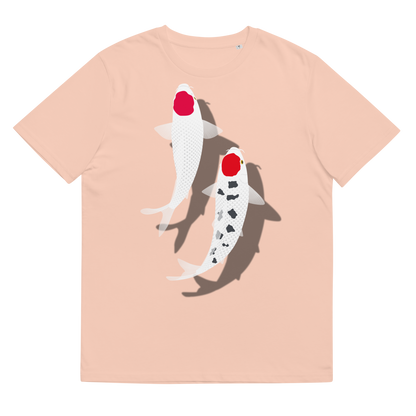 [Koi] T-shirt tancho red and white (unisex)