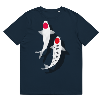 [Koi] T-shirt tancho red and white (unisex)