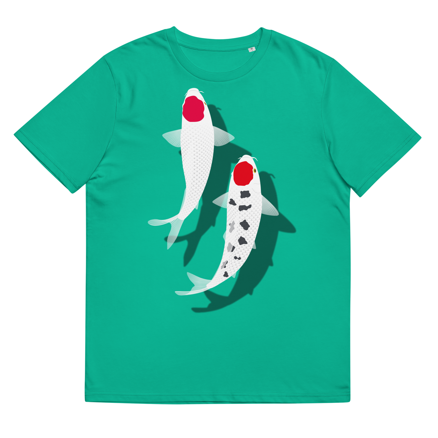 [Koi] T-shirt tancho red and white (unisex)