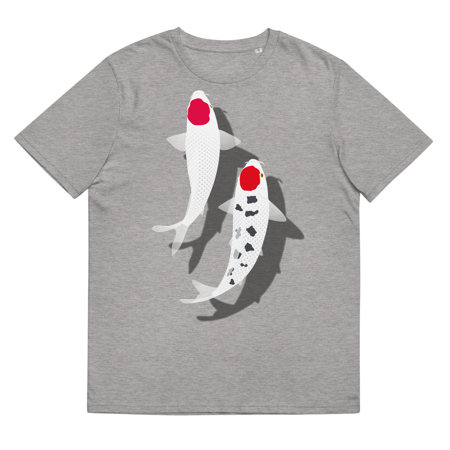 [Koi] T-shirt tancho red and white (unisex)