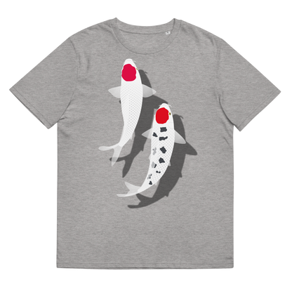 [Koi] T-shirt tancho red and white (unisex)