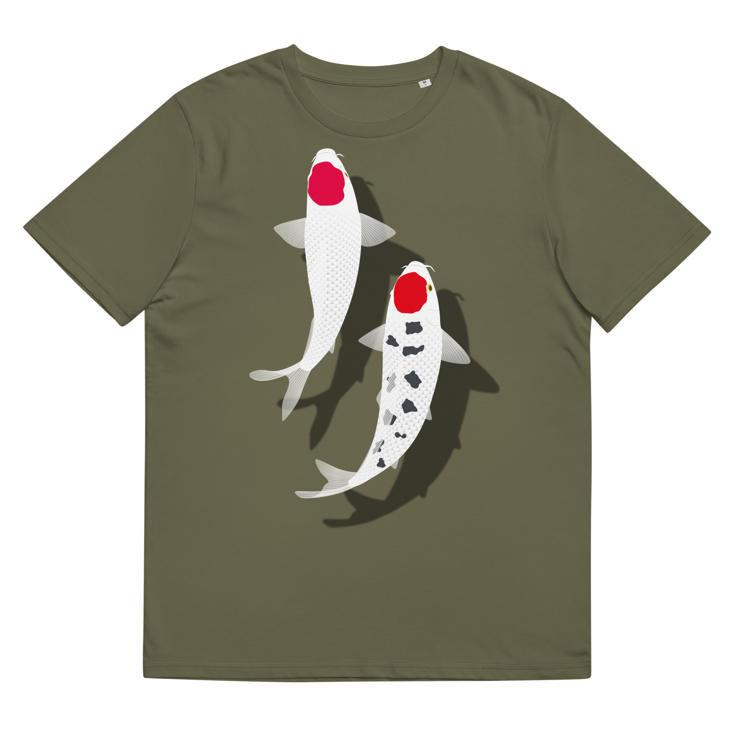 [Koi] T-shirt tancho red and white (unisex)