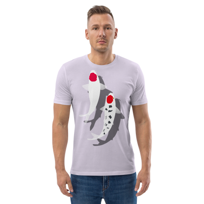 [Koi] T-shirt tancho red and white (unisex)