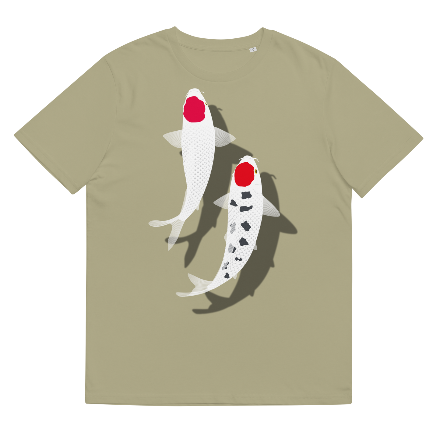 [Koi] T-shirt tancho red and white (unisex)