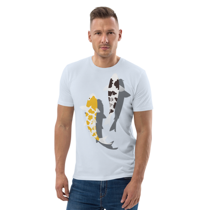 [Koi] T-shirt white tortoiseshell/German upholstery (unisex)