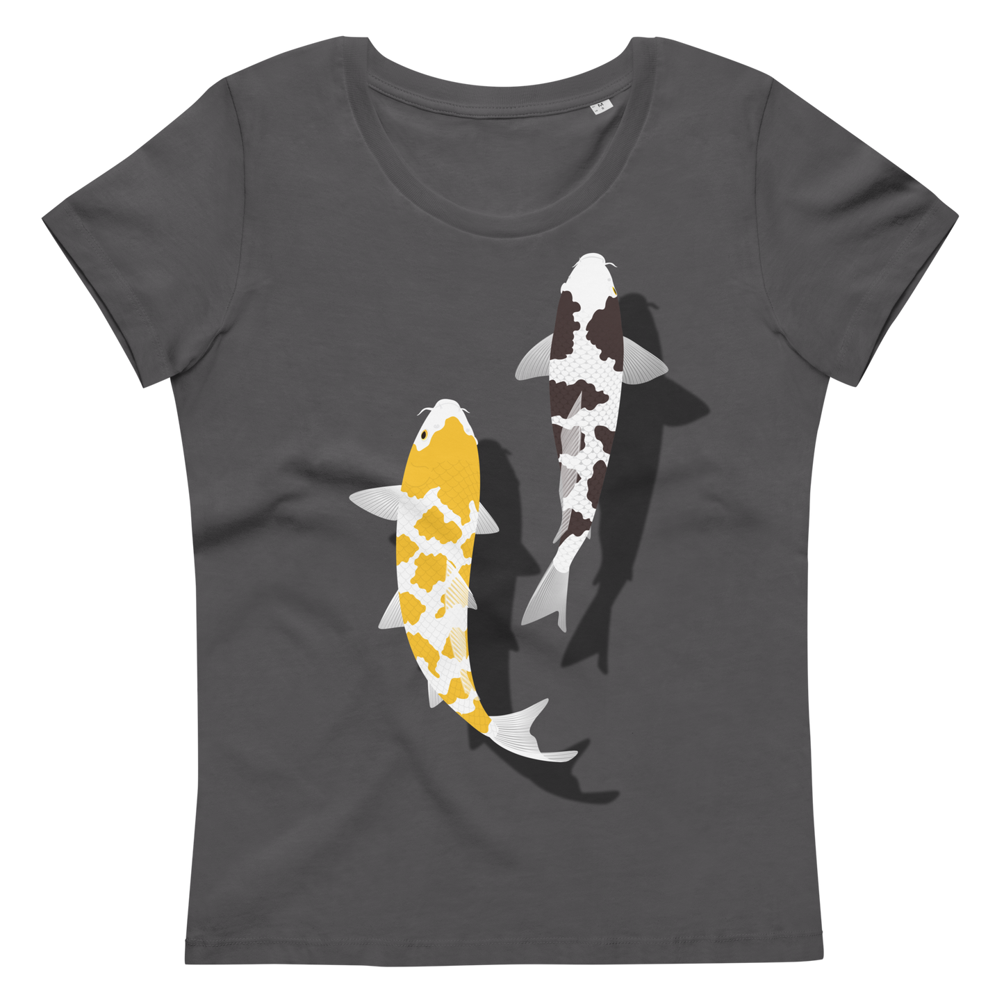 [Koi] T-shirt white tortoiseshell/German upholstery (ladies)