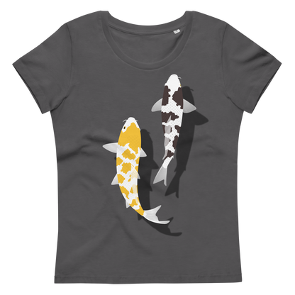 [Koi] T-shirt white tortoiseshell/German upholstery (ladies)