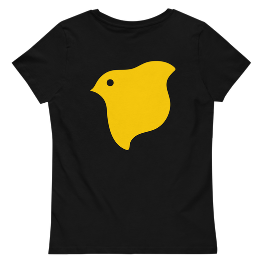 [Chidori] T-shirt yellow logo (ladies)