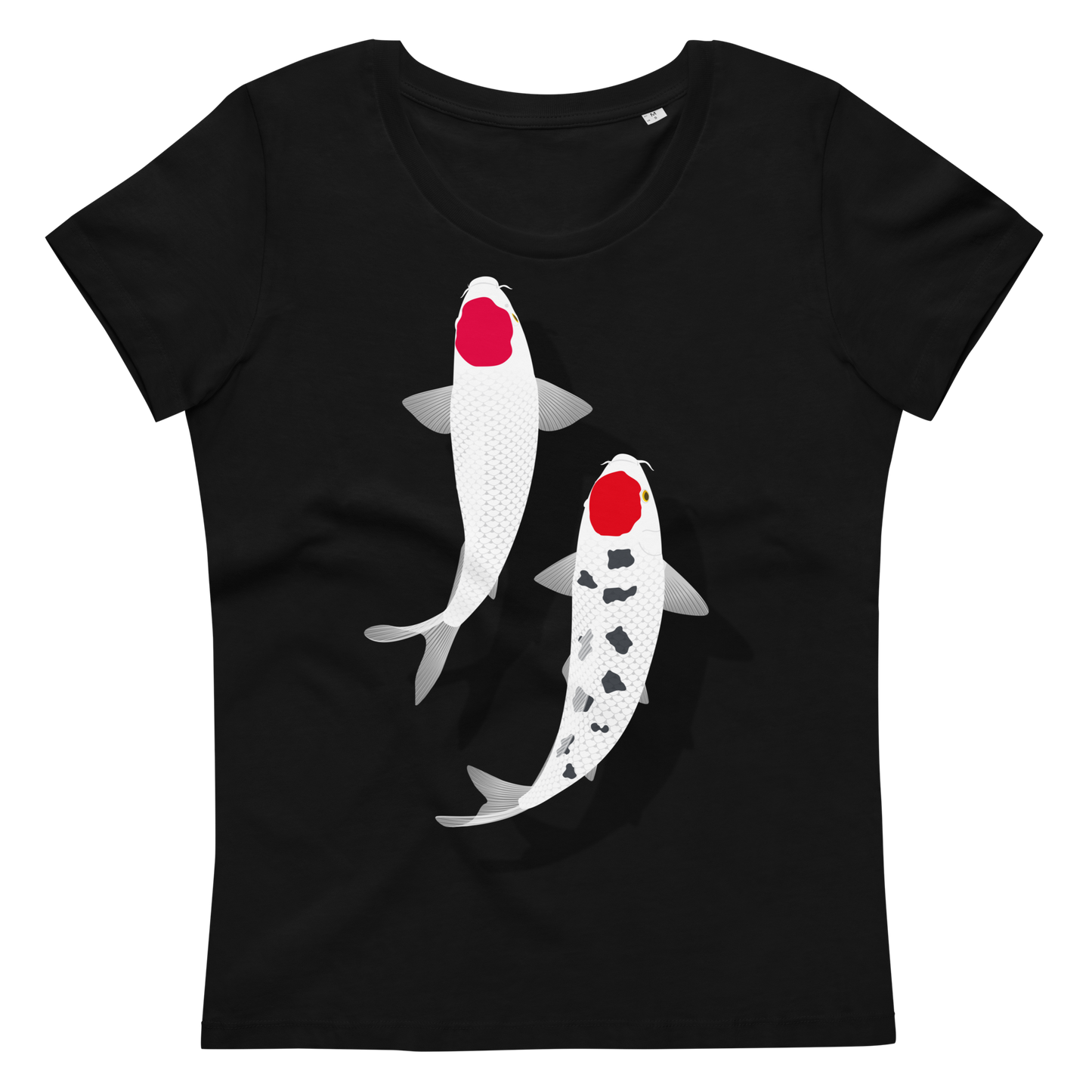 [Koi] T-shirt tancho red and white (ladies)