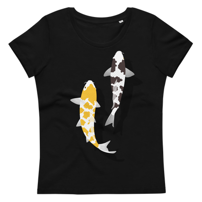 [Koi] T-shirt white tortoiseshell/German upholstery (ladies)