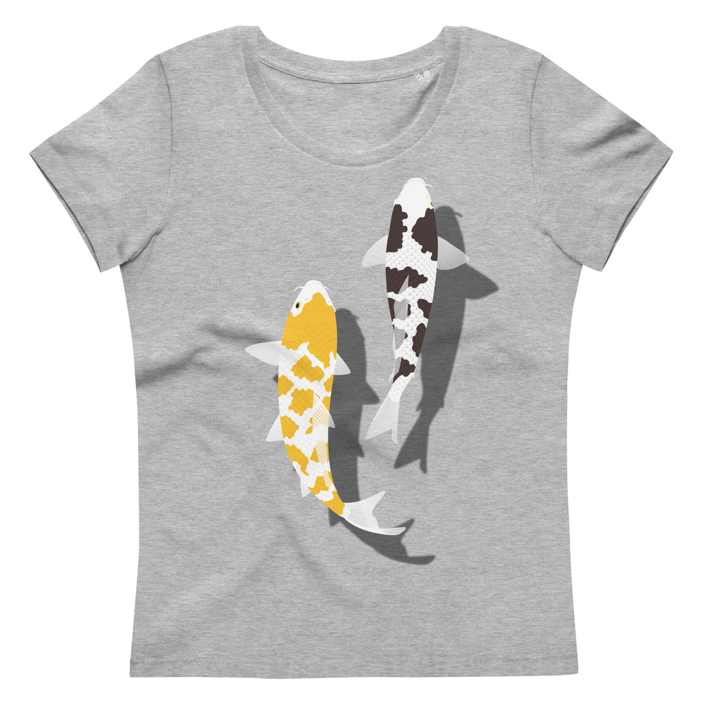 [Koi] T-shirt white tortoiseshell/German upholstery (ladies)