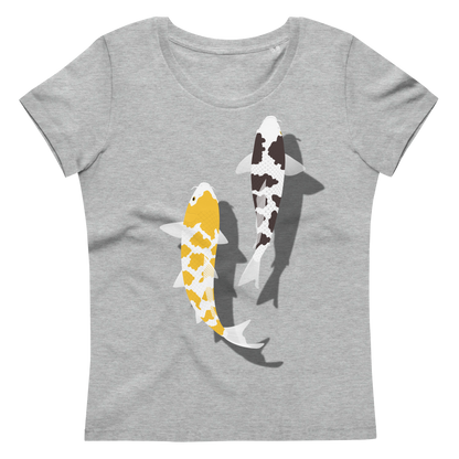 [Koi] T-shirt white tortoiseshell/German upholstery (ladies)