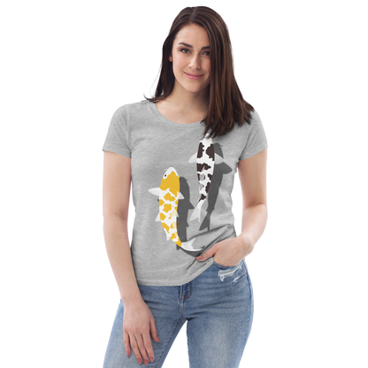 [Koi] T-shirt white tortoiseshell/German upholstery (ladies)