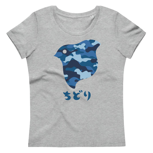 [Chidori] T-Shirt Camo Navy (Ladies)