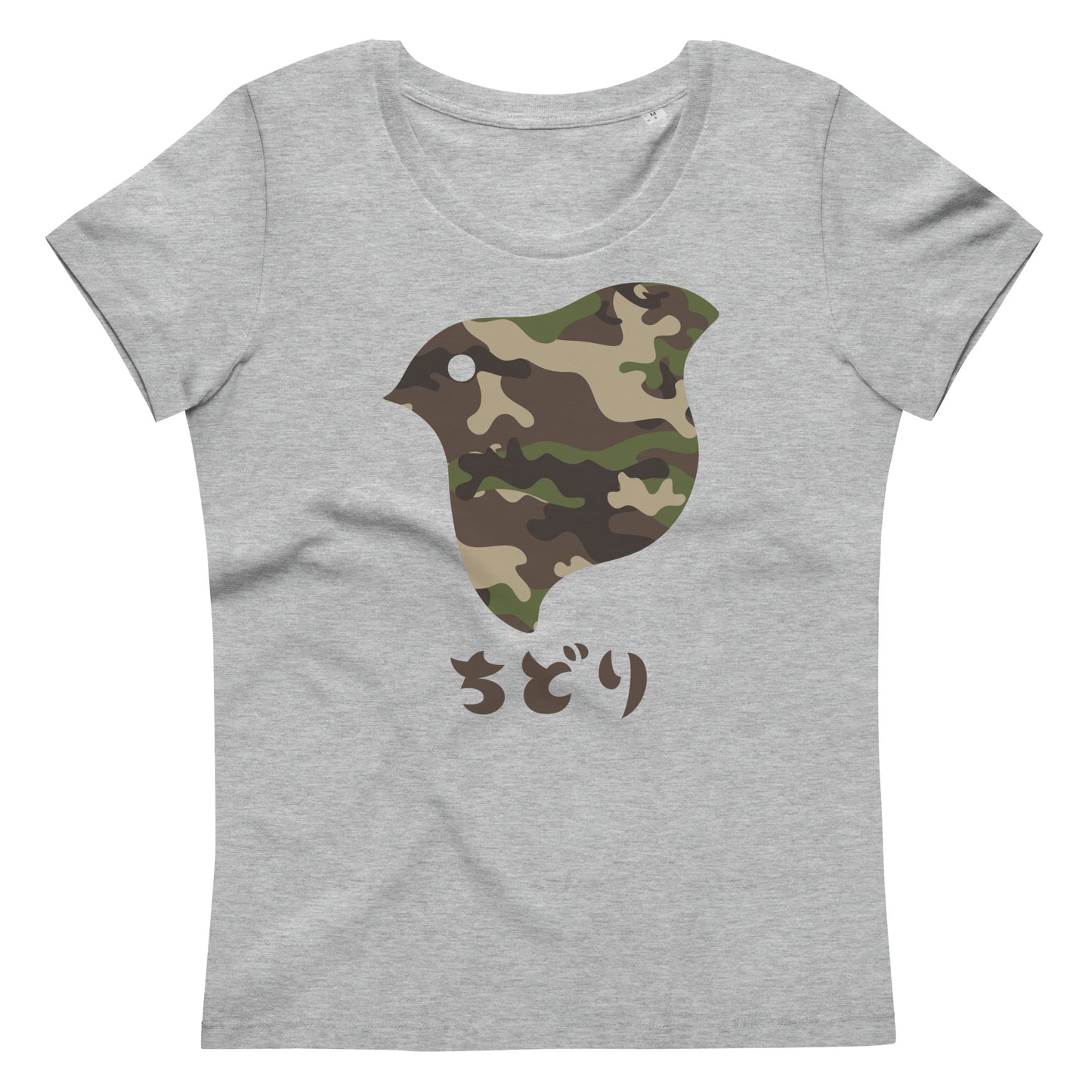 [Chidori] T-Shirt Camo Woodland (Ladies)